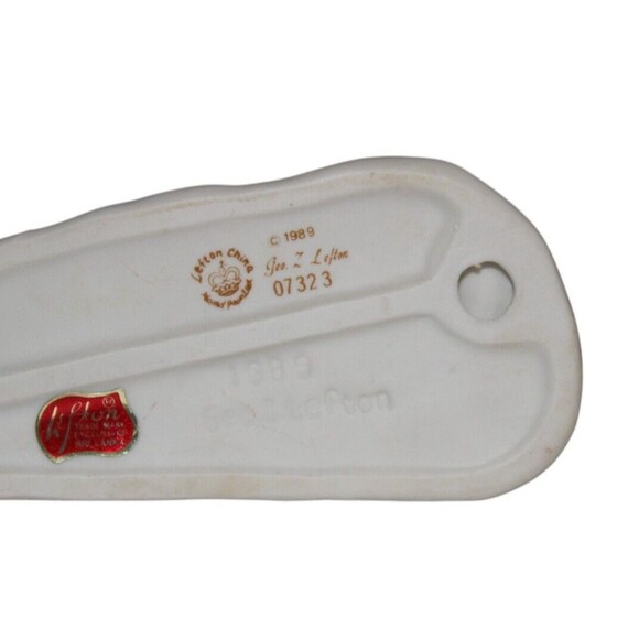 VTG Lefton Colonial Village 1989 Horse Sleigh Ride Children Christmas Tree Rare - Picture 6 of 6